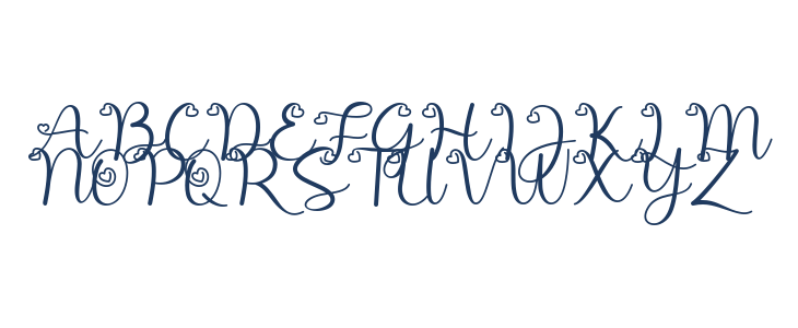 Valentine Lovelace Uppercase