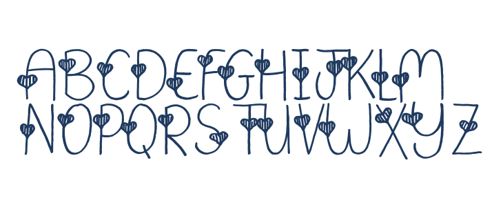 Valentine Loving Uppercase