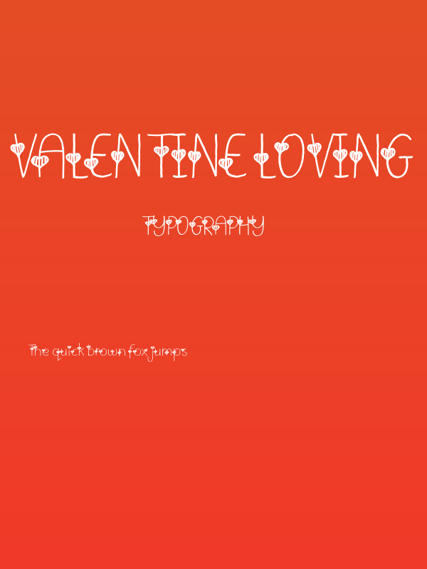 Valentine Loving Poster