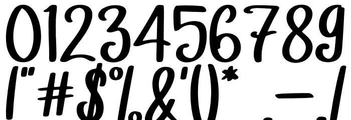Valentine Mine - Personal Use Font OTHER CHARS