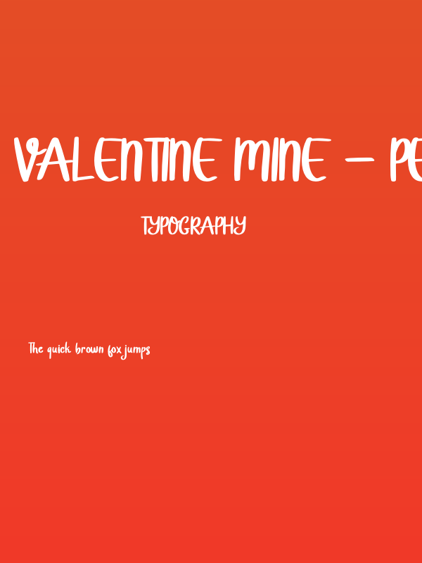 Valentine Mine - Personal Use Poster
