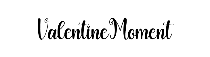 Valentine Moment  les polices de caractères gratuit tlcharger