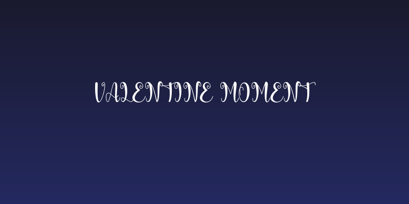 Valentine Moment Social Header