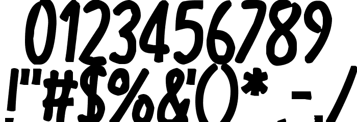 Valentine Monster Font OTHER CHARS