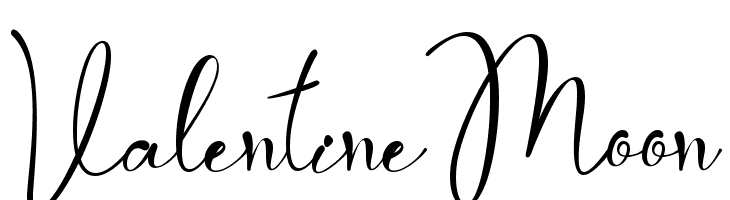 Valentine Moon  नि: शुल्क फ़ॉन्ट्स डाउनलोड
