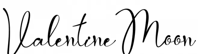 Valentine Moon  Fuentes Gratis Descargar