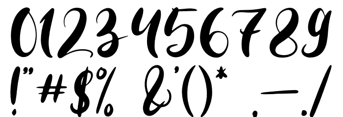 Valentine Peace - Personal Use Font OTHER CHARS