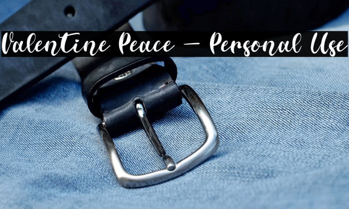 Valentine Peace - Personal Use Example 1
