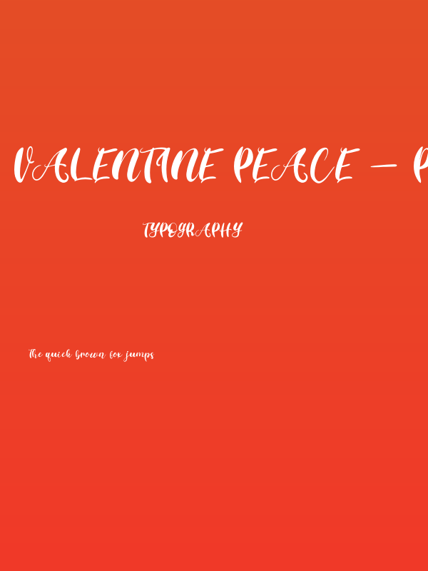 Valentine Peace - Personal Use Poster