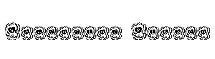 Valentine Ribbon Font