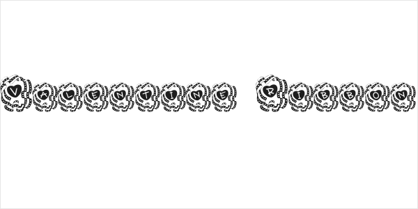 Valentine Ribbon Logo