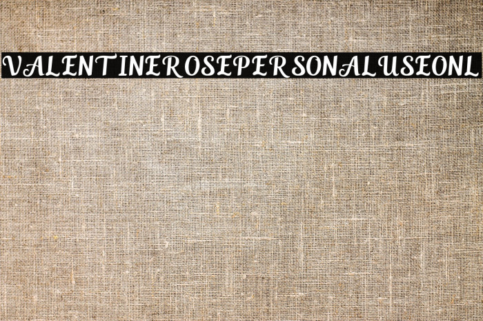 Valentine Rose PERSONAL USE ONL Example 1