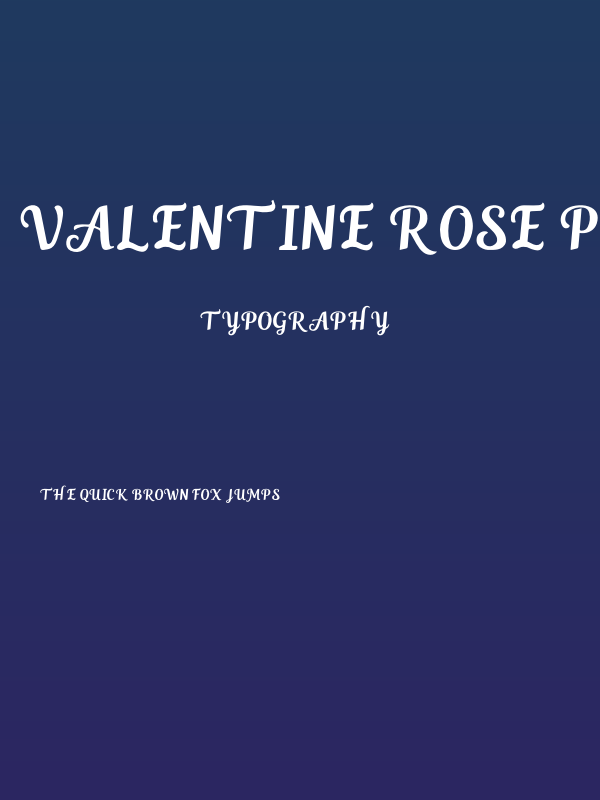 Valentine Rose PERSONAL USE ONL Poster