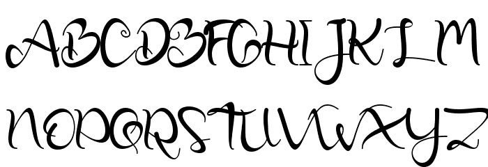 Valentine Rose - PERSONAL USE Font UPPERCASE