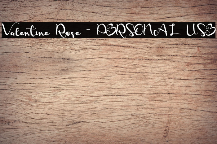 Valentine Rose - PERSONAL USE Example 3