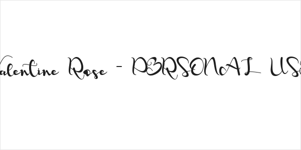 Valentine Rose - PERSONAL USE Logo