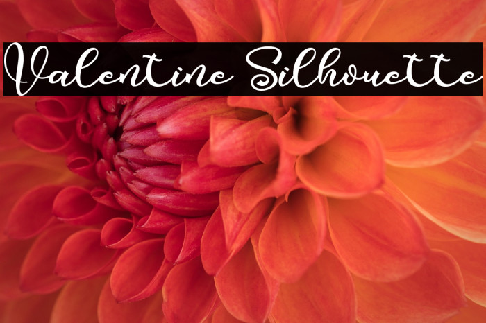 Valentine Silhouette Example 2