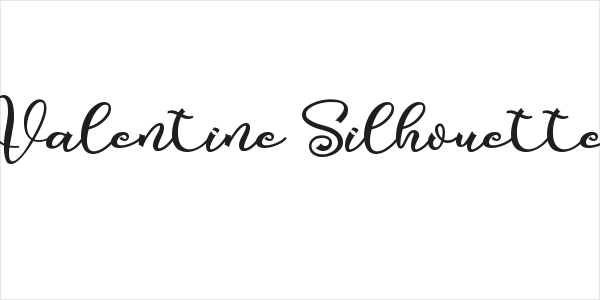 Valentine Silhouette Logo