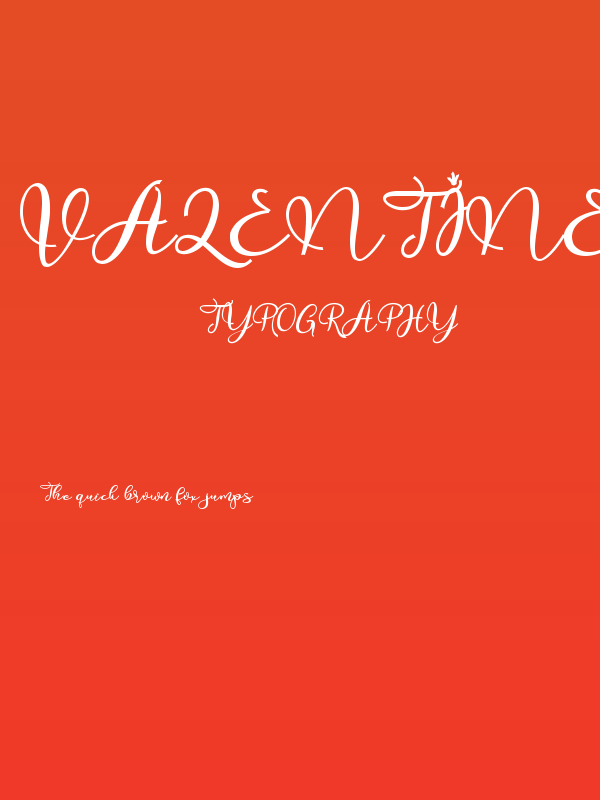 Valentine Silhouette Poster