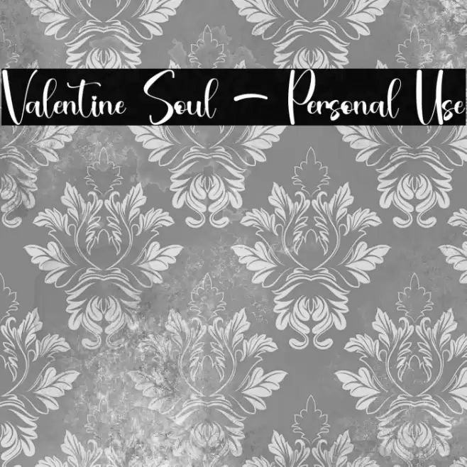 Valentine Soul - Personal Use Font examples