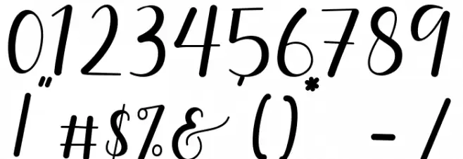 Valentine Soul Font OTHER CHARS