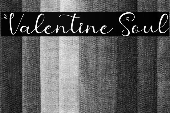 Valentine Soul Font examples