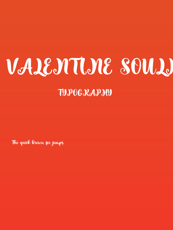 Valentine Soulmate Poster