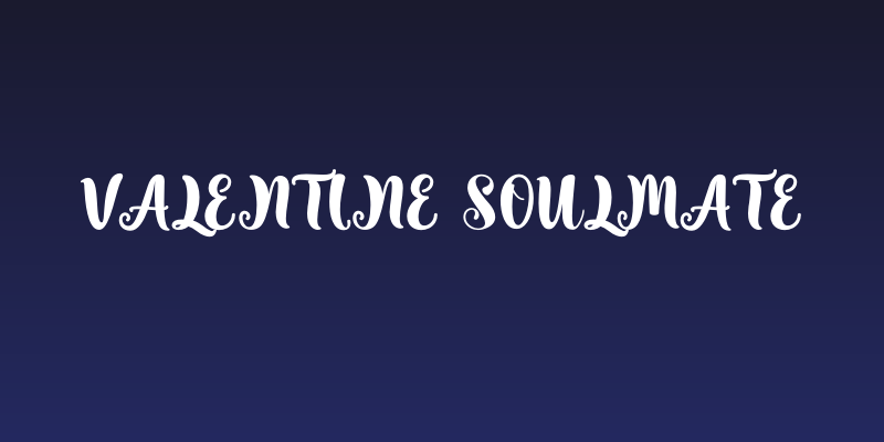 Valentine Soulmate Social Header