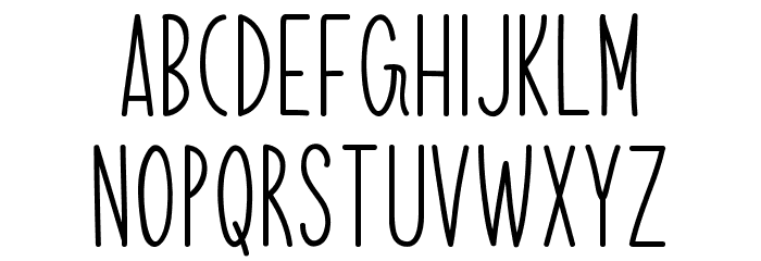 Valentine Things Font LOWERCASE