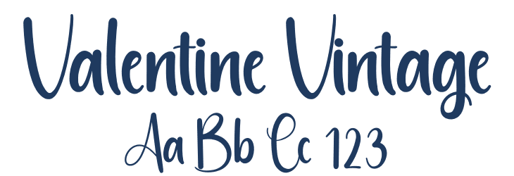 Valentine Vintage Font Preview