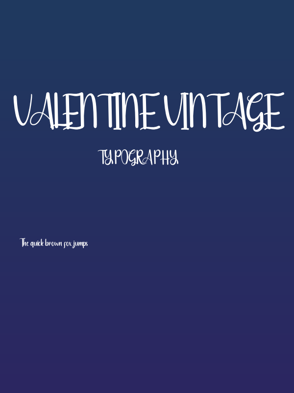 Valentine Vintage Poster