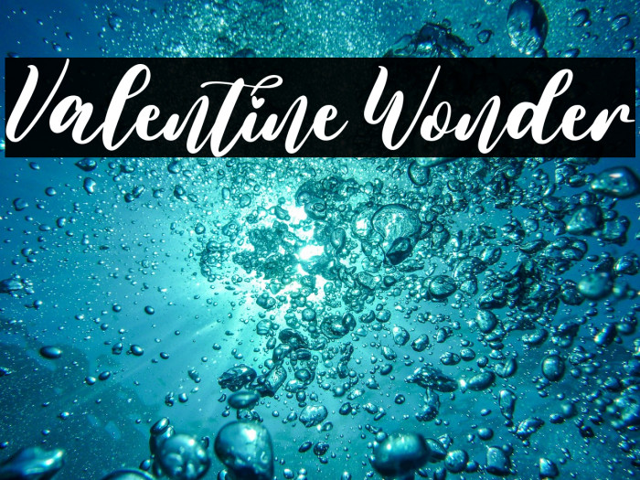 Valentine Wonder Example 1