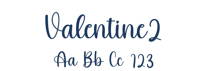 Valentine2 Font Preview