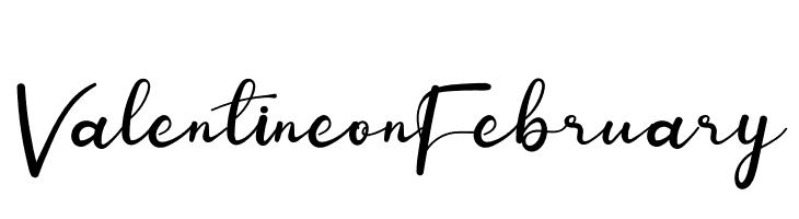 ValentineonFebruary Font