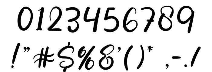 ValentineonFebruary Font OTHER CHARS