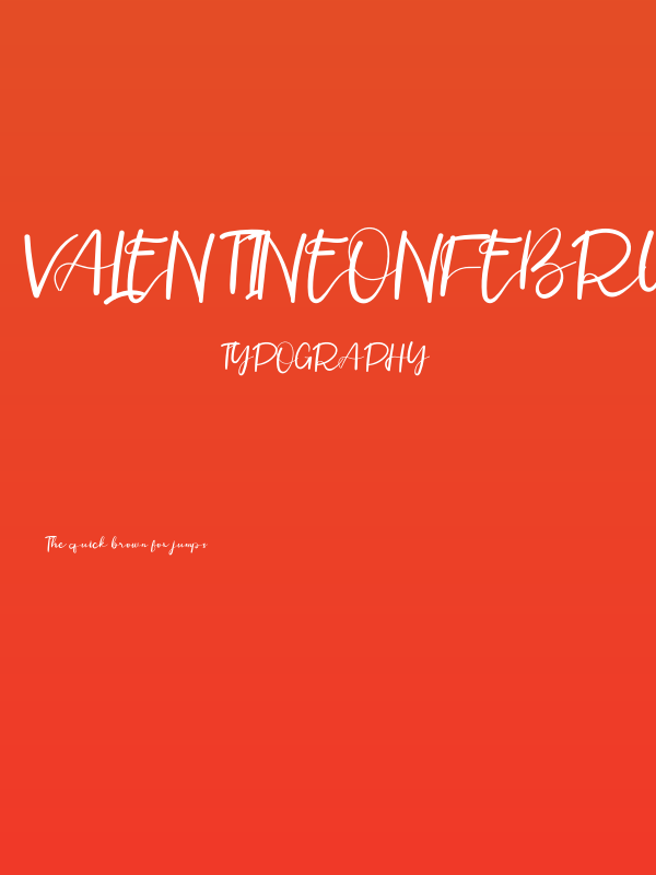 ValentineonFebruary Poster