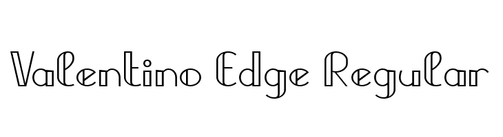 Valentino Edge Regular  Fuentes Gratis Descargar