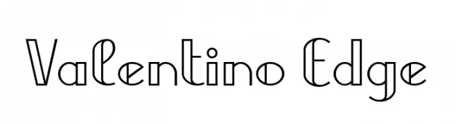 Valentino Edge  baixar fontes gratis