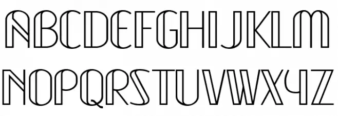 Valentino Edge Schriftart Groß