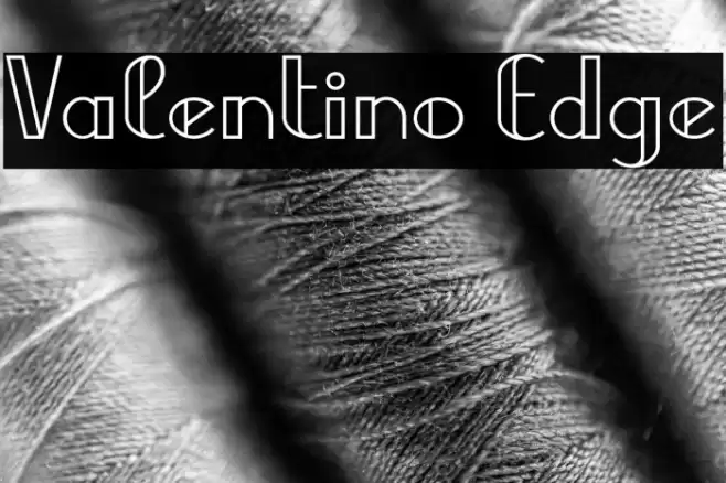 Valentino Edge Font examples