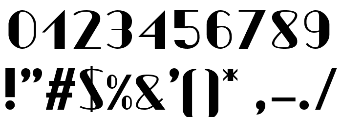 Valentino Font OTHER CHARS