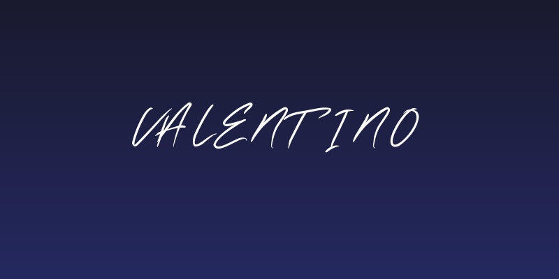 Valentino Social Header