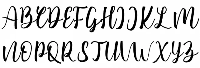 Valentinoa Schriftart Groß