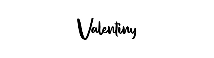 Valentiny  免费字体下载