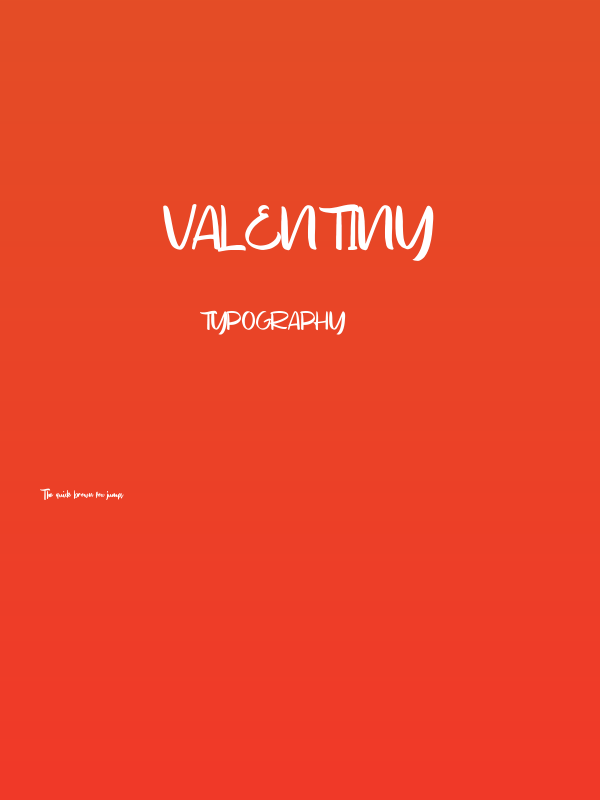 Valentiny Poster