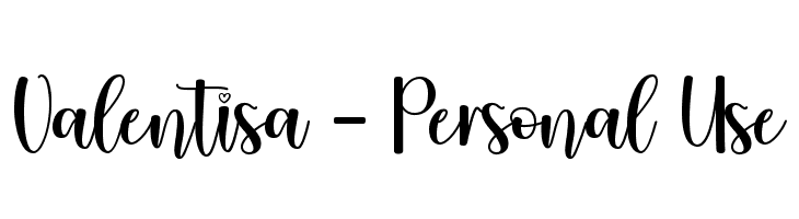 Valentisa - Personal Use  免费字体下载