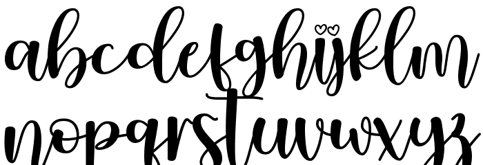 Valentisa - Personal Use Font LOWERCASE
