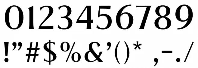 ValeriaMedium-Regular Font OTHER CHARS