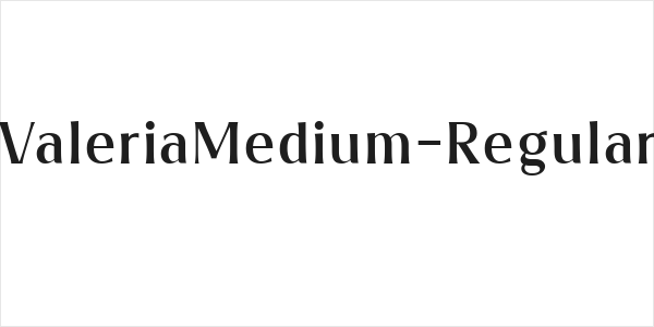 ValeriaMedium-Regular Logo