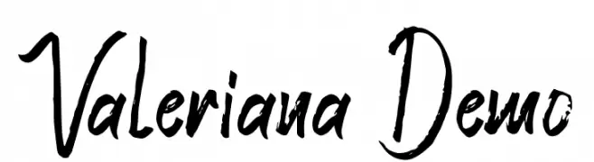 Valeriana Demo  baixar fontes gratis